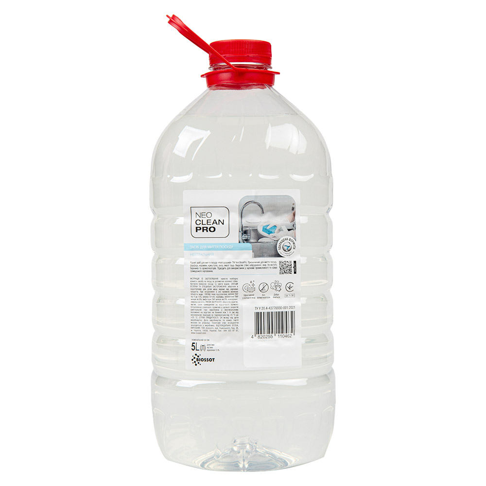 NeoCleanPro Засіб для миття посуду "Нейтральний", 5 л